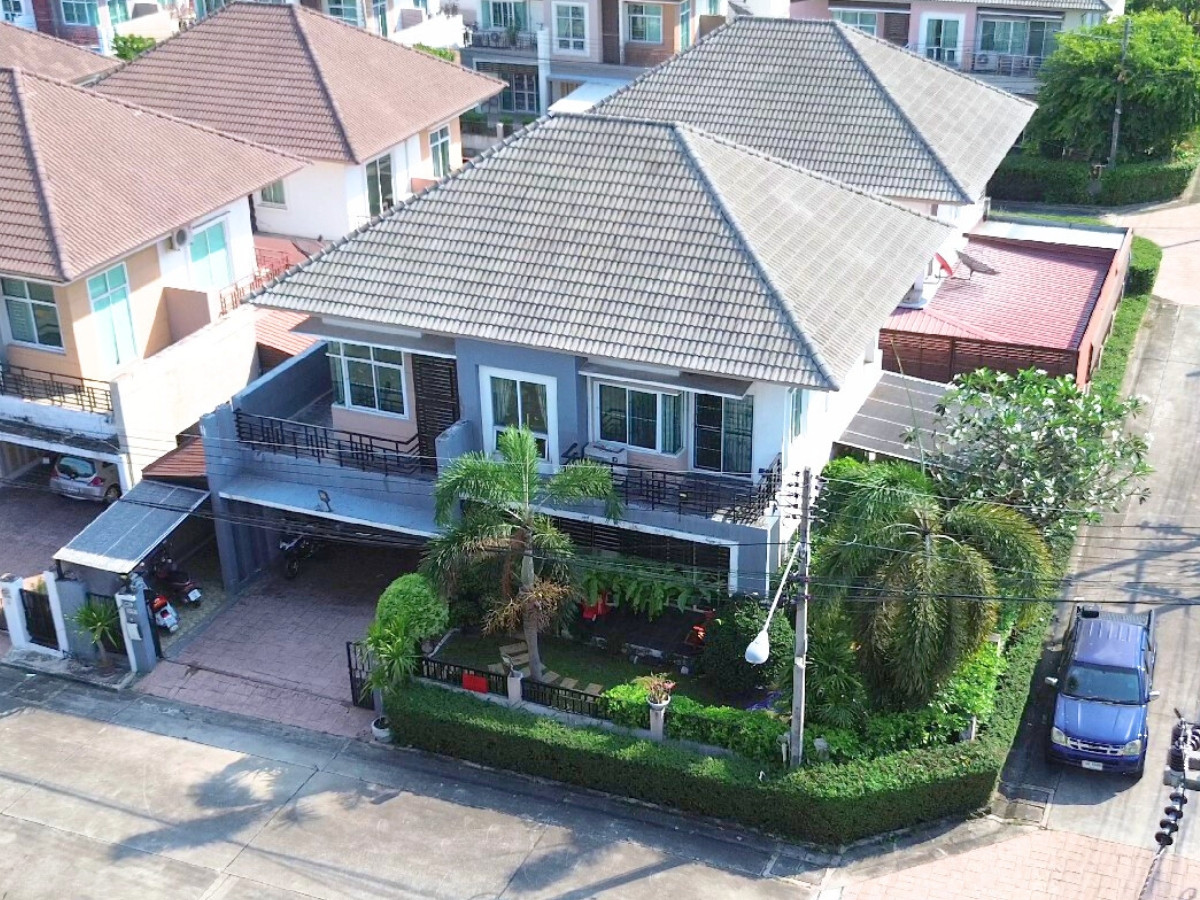 For SaleHouseSriracha Laem Chabang Ban Bueng : 92143 - Single house for sale, Laem Chabang (corner house)#near Kasetsart University. #Near Laem Chabang Port #Sriracha detached house #Baan Laem Chabang