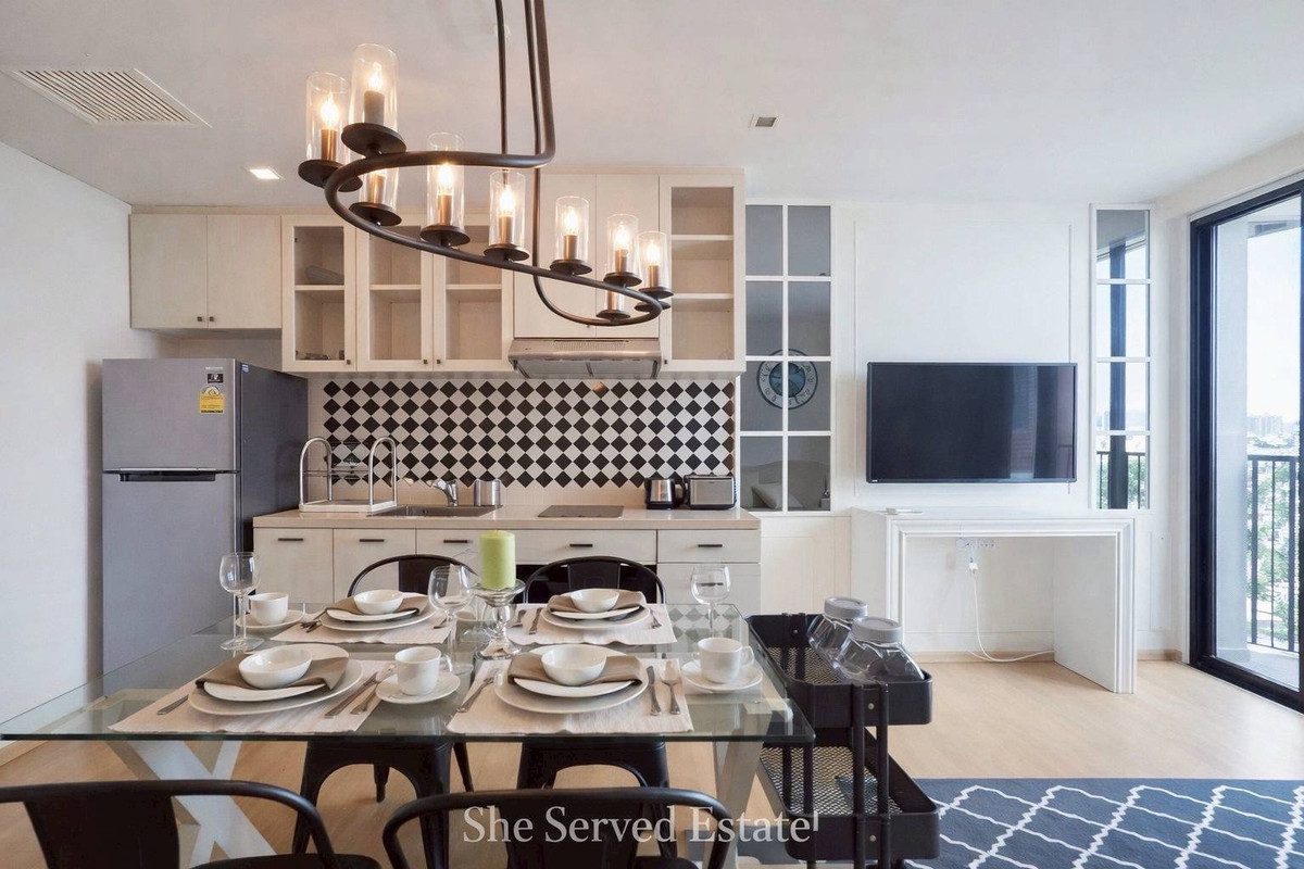 ให้เช่าคอนโดอารีย์ อนุสาวรีย์ : ◈ Noble RED ◈ A beautifully decorated modern-style unit located in the heart of Ari, Size: 54 sq.m. • 1 Bedroom, 1 Bathroom • Floor: 20th