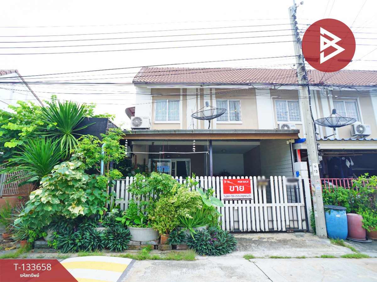 For SaleTownhomeSamut Prakan,Samrong : Townhouse for sale Pruksa Village 59/1 Sukhumvit-Bang Pu, Samut Prakan