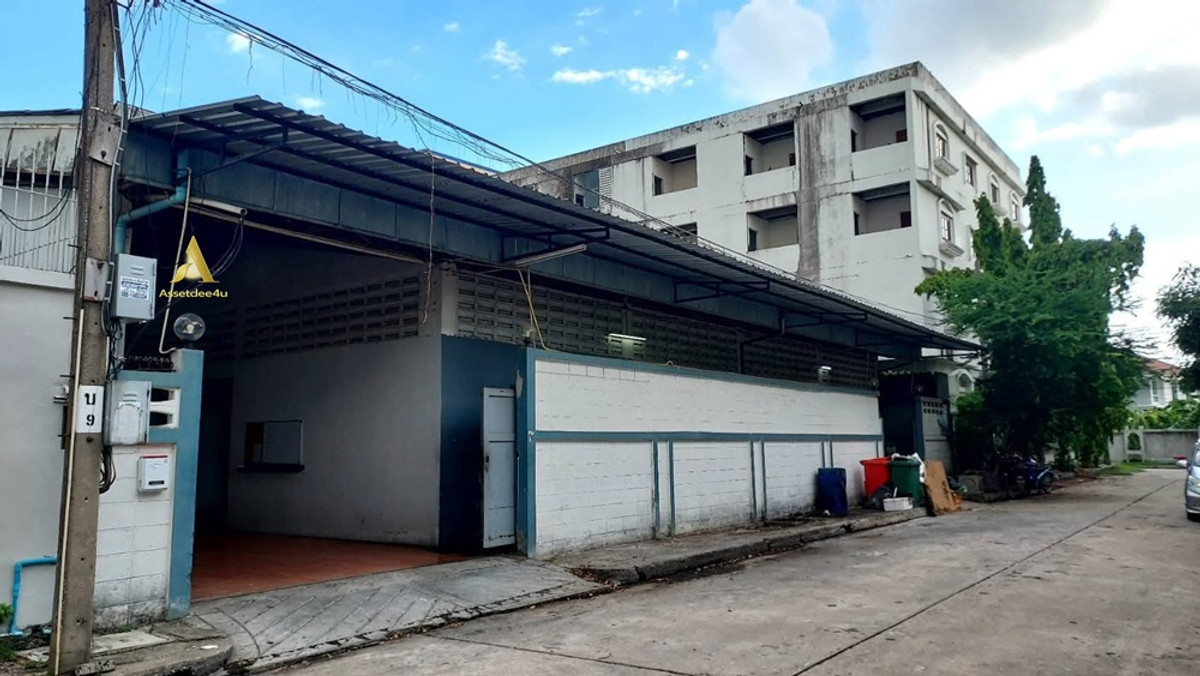 ให้เช่าโกดังพัฒนาการ ศรีนครินทร์ : AW399 ให้เช่าโกดังมีสำนักงาน บ้านพักคนงาน พื้นที่รวม 1,000 ตร.ม. ย่านพัฒนาการ ทำครัวกลางได้ รถเทรลเลอร์เข้าได้