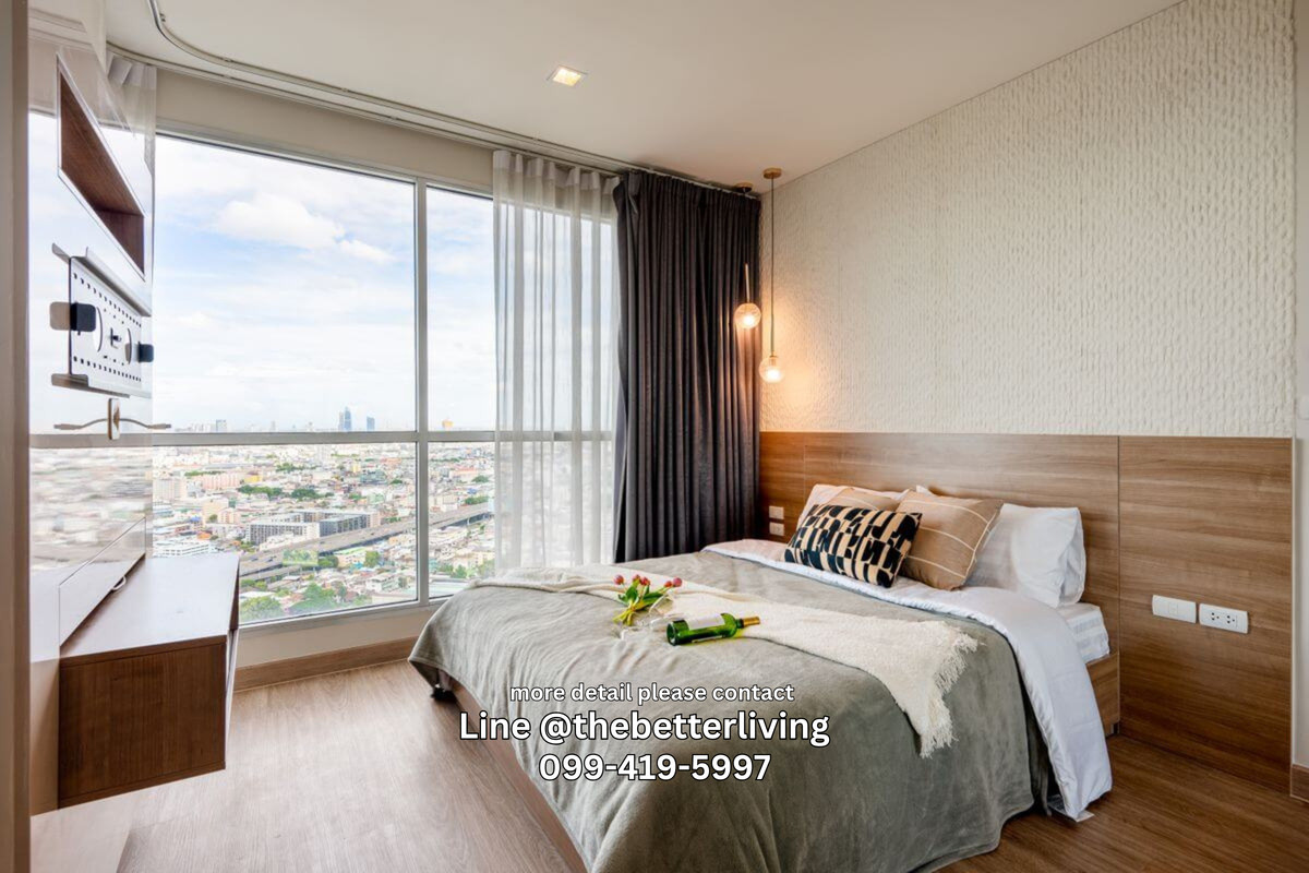 ขายคอนโดสาทร นราธิวาส : คอนโด Rhythm Sathorn Unit Combined มีห้องเดียวในตึก ห้องมุม แต่งครบ พร้อมอยู่ วิวโค้งแม่น้ำ