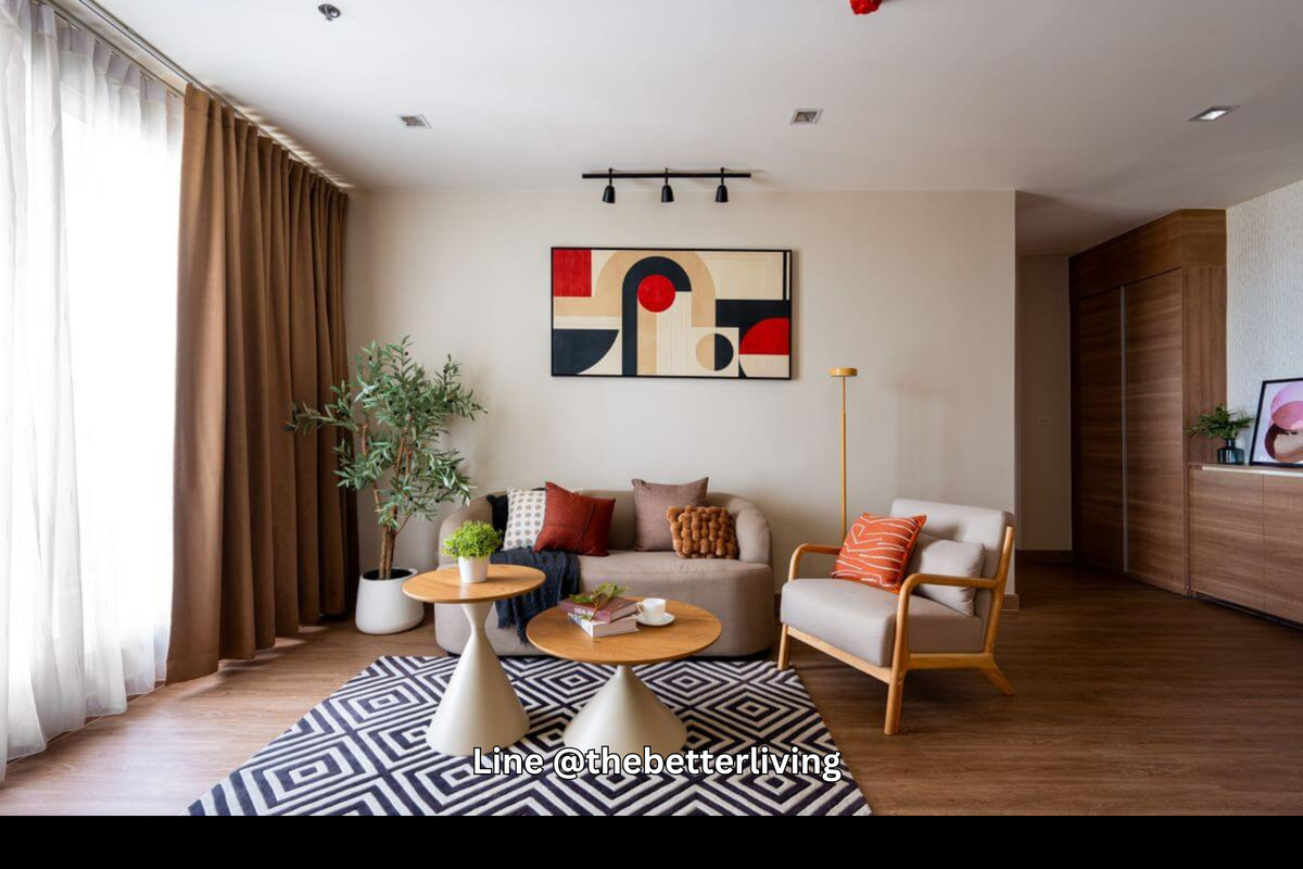 For SaleCondoSathorn, Narathiwat : Condo Rhythm Sathorn Unit Combined has only one room in the building, corner room, fully furnished, ready to move in, view of the river bend.