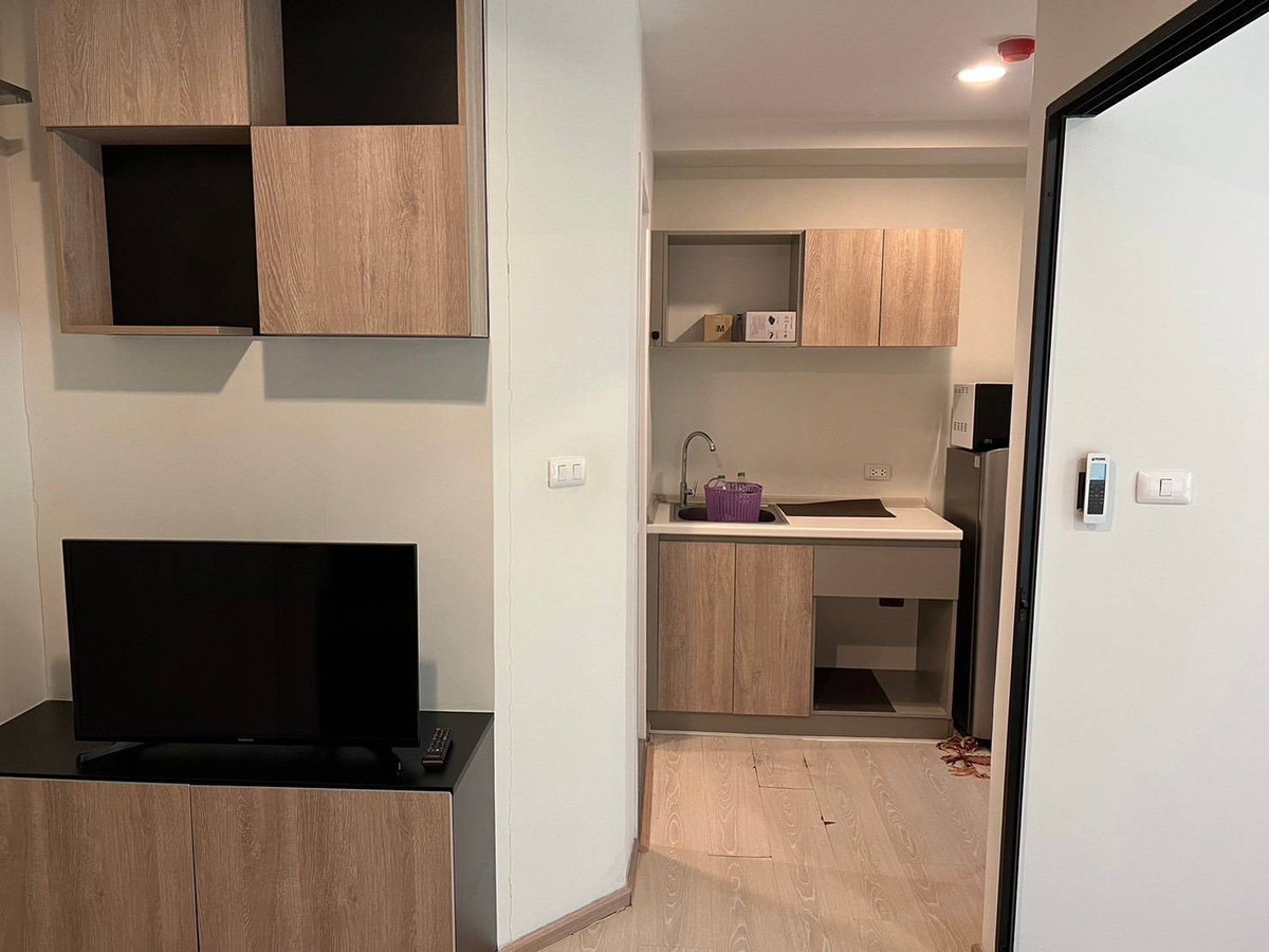 For RentCondoBangna, Bearing, Lasalle : Condo for rent: The Excel Groove Lasalle 52, fully furnished condo, ready to move in, close to BTS Bearing!!