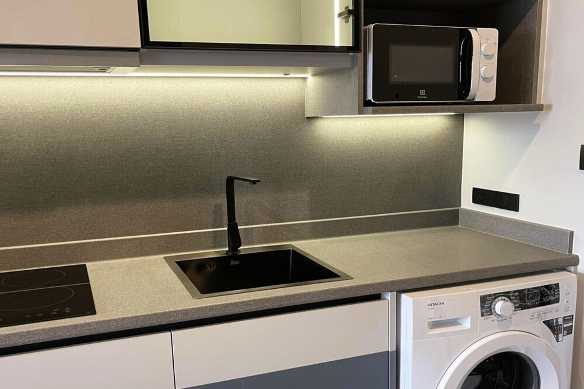 For SaleCondoRama3 (Riverside),Satupadit : 🔥 Sale with tenant !! River View, high floor 14++, East Facing, Good location !!🔥 Code C20260200032..........The Key Rama 3, 1 bedroom, 1 bathroom, furnished, Special Deal!!📣📣