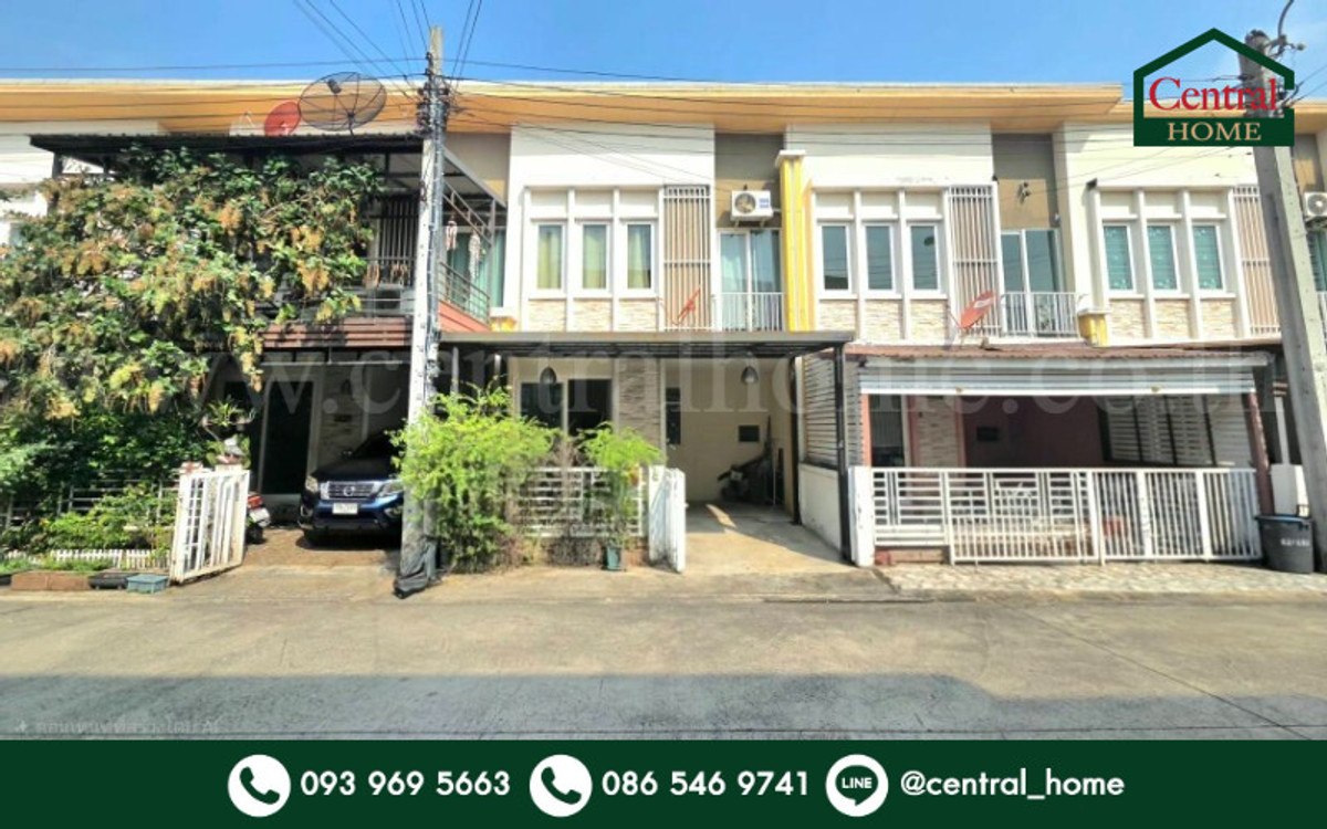 Sale DownTownhomeChaengwatana, Muangthong : Townhome for sale, Golden Avenue Chaengwattana - Tiwanon, Soi Wat Ku.