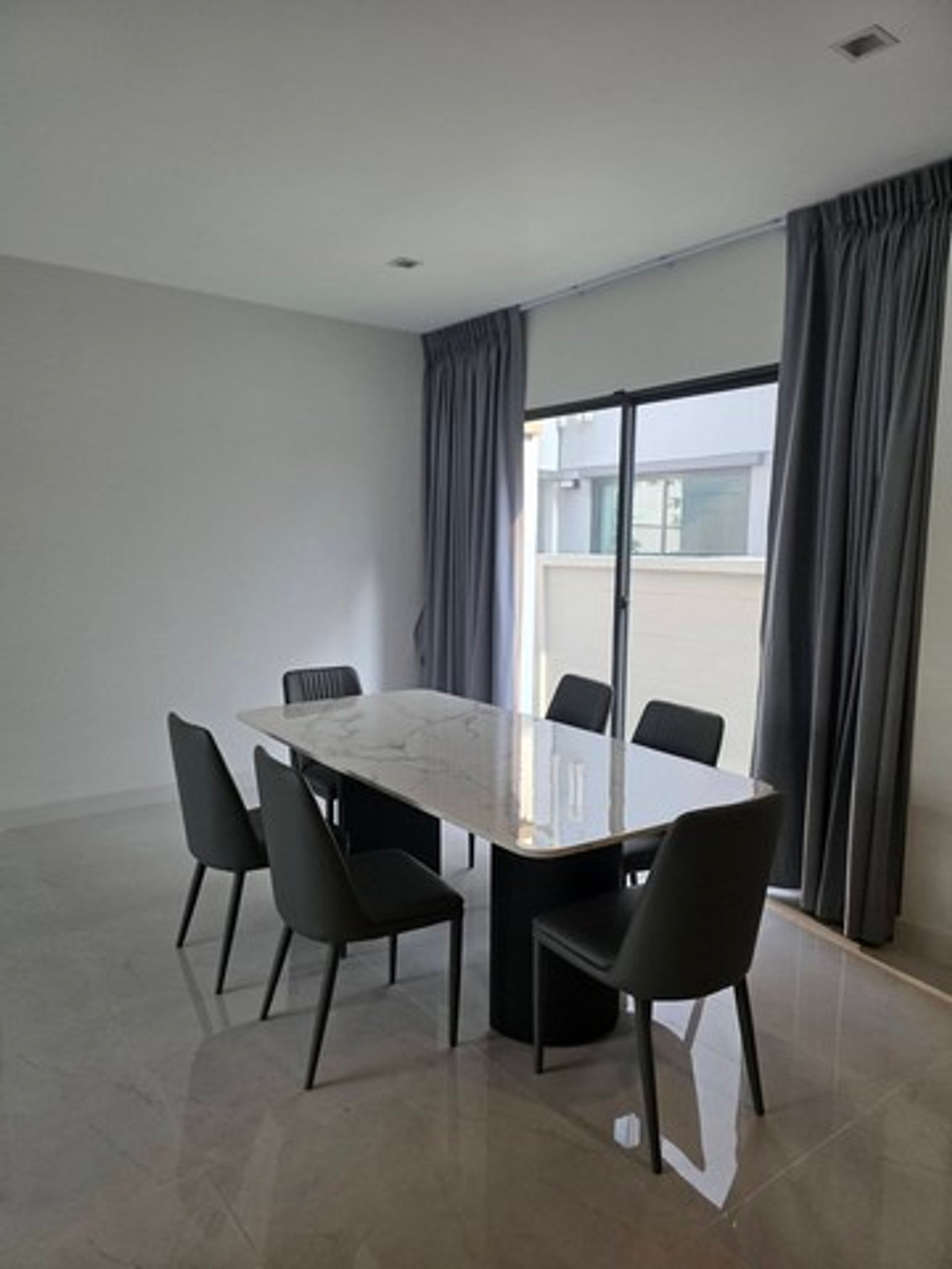 For RentHouseBangna, Bearing, Lasalle : HR3230 Luxury detached house for rent, Bangkok Boulevard Bangna KM.5, new house, 1 year | Corner plot | Fully furnished, ready to move in | Near ICS International School, only 500 m.