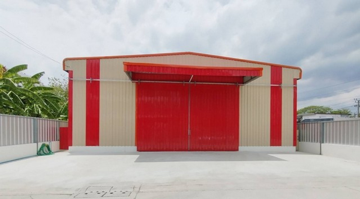 For RentWarehouseNawamin, Ramindra : HR3225 Newly built warehouse for rent, 504 sq m., prime location, Ramindra 39 (km. 4), wide area, no central pillar, convenient parking, near the mouth of Soi 7-Eleven.