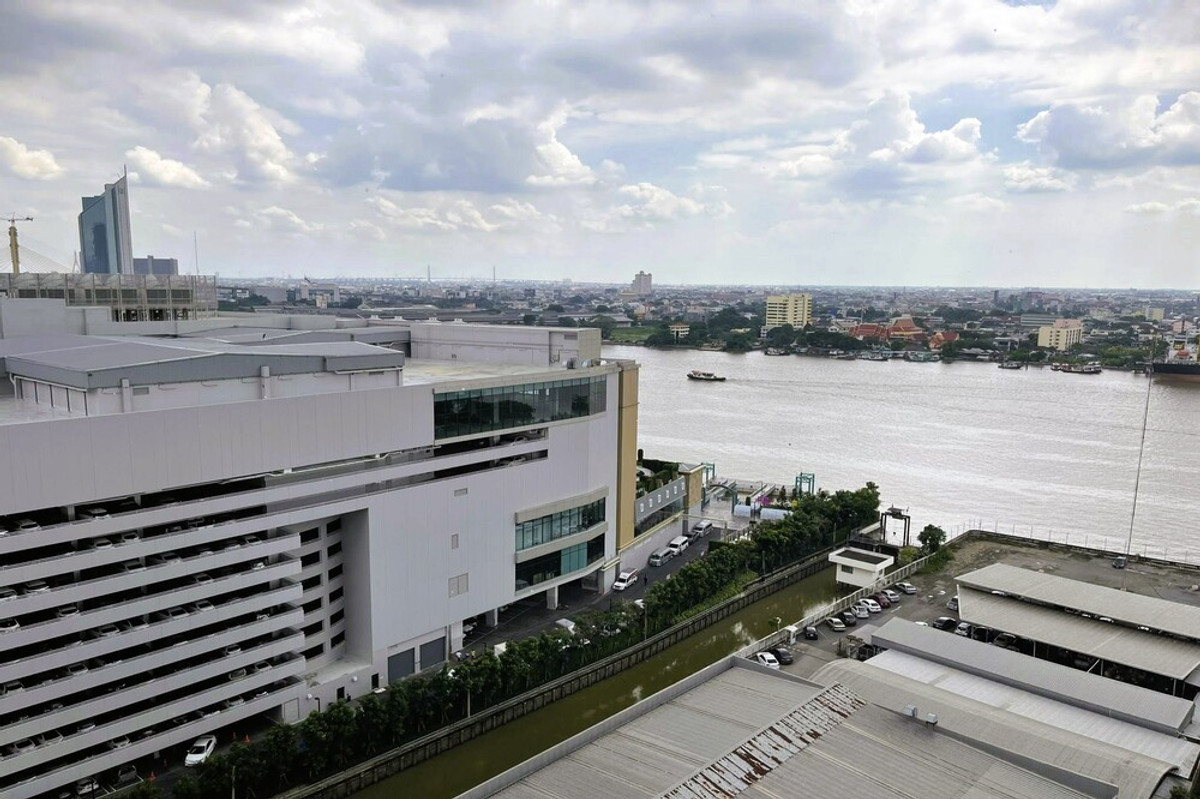 For SaleCondoRama3 (Riverside),Satupadit : 🔥 Sale with tenant !! River View, high floor 14++, East Facing, Good location !!🔥 Code C20260200032..........The Key Rama 3, 1 bedroom, 1 bathroom, furnished, Special Deal!!📣📣
