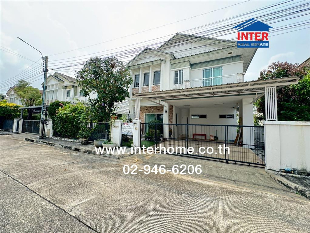 ขายบ้านพระราม 5 ราชพฤกษ์ บางกรวย : บ้านเดี่ยว 2 ชั้น 65.2 ตร.ว. หมู่บ้านมัณฑนา แจ้งวัฒนะ-ราชพฤกษ์ ใกล้ MRTสายสีม่วงและทางพิเศษศรีรัช ‬ติดถนนใหญ่ซัยพฤกษ์-แจ้งวัฒนะ ถนนราชพฤกษ์ ปากเกร็ด นนทบุรี