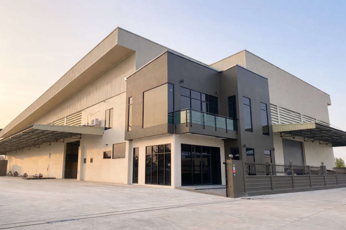 ให้เช่าโกดังมหาชัย สมุทรสาคร : 📣 ปล่อยเช่า ✨ โกดัง 2 หลัง 📐️บนที่ดิน 3 ไร่ พื้นที่ใช้สอย 2,700 ตรม 🟢 ผังเขียว 📍 ถนนเอกชัย บางบอน สมุทรสาคร 