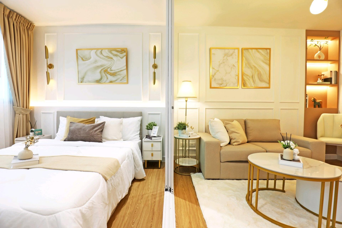 ขายคอนโดนวมินทร์ รามอินทรา : เจ้าของขายเอง📍ดี คอนโด รามอินทรา (D Condo Ramindra) | คอนโดรีโนเวทใหม่🌟 สวยหรูเหมือนอยู่โรงแรม | เพียง 500 เมตร จาก 🚆สถานีมัยลาภ