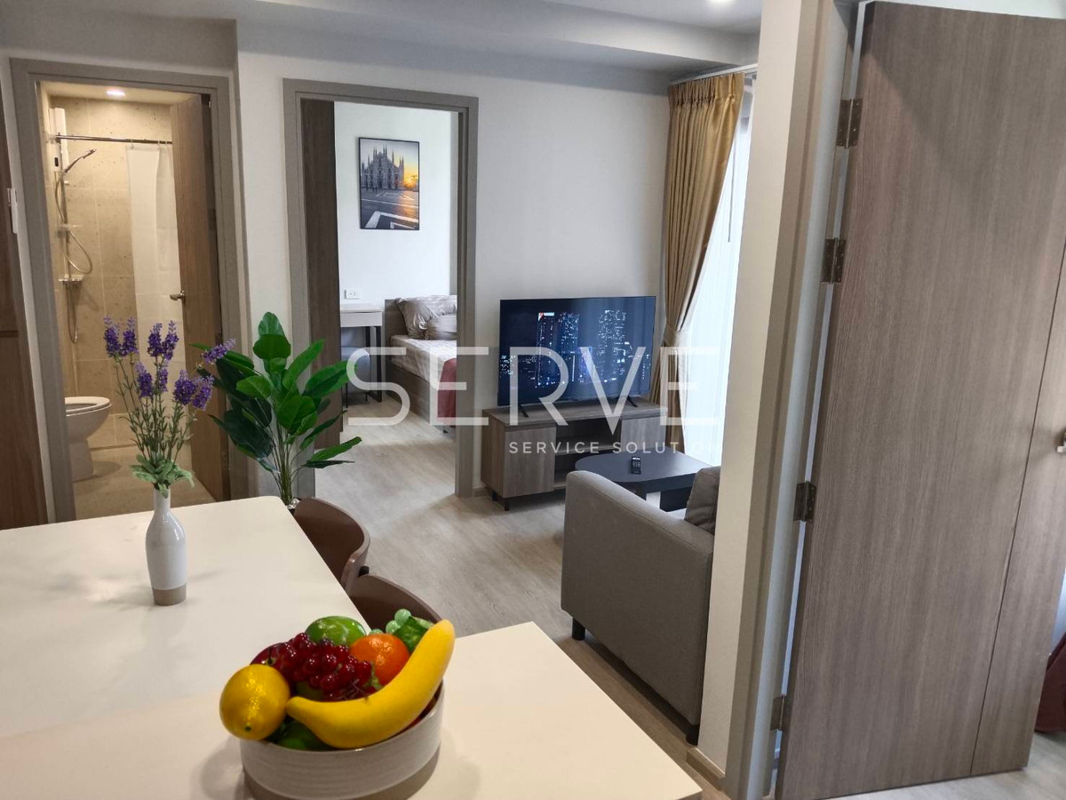 ให้เช่าคอนโดปทุมธานี รังสิต ธรรมศาสตร์ : 2 นอน 34.45 ตร.ม. ห้องสวย เฟอร์ฯ ครบ กับคอนโดใหม่ ทำเลดี ติด BTS คูคต 100 ม. ที่ Nue Core Khu Khot Station / ให้เช่าคอนโด