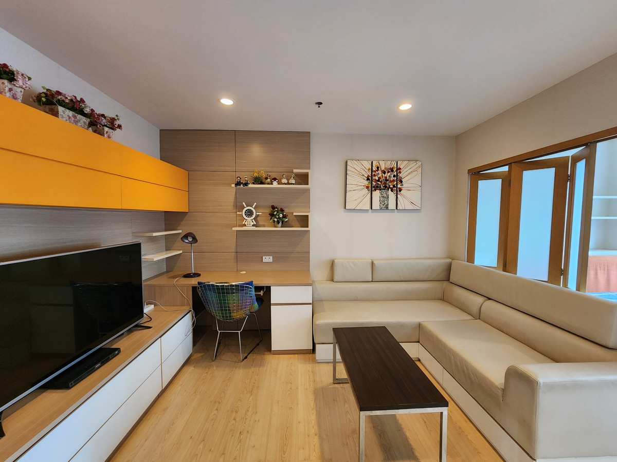 For RentCondoKaset Nawamin,Ladplakao : SVR-482 Condo for rent, Premsiri Boutique Park, size 35 sq m., 1 bedroom, 1 bathroom, 9th floor, Building A, BTS Kasetsart.