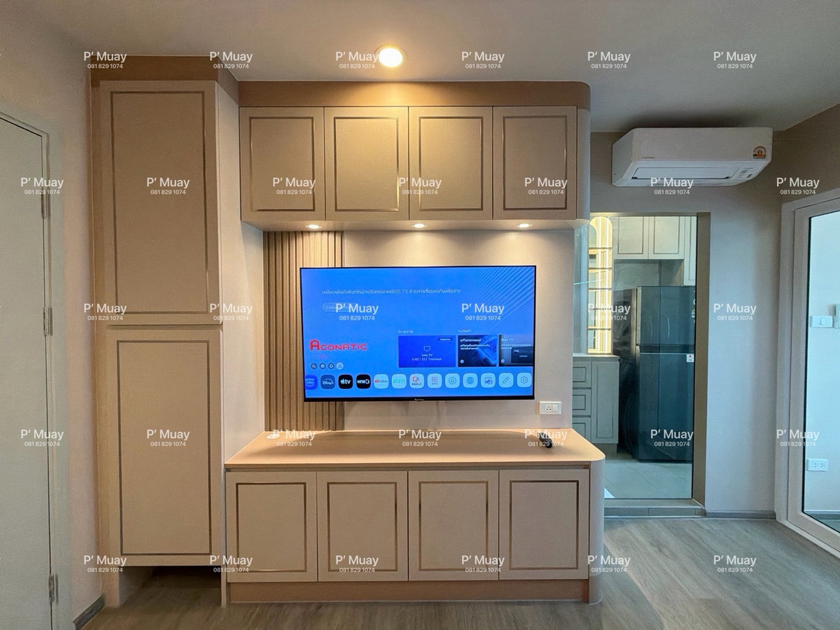 For RentCondoThaphra, Talat Phlu, Wutthakat : For rent, beautiful built-in room ✨ luxurious, next to the glam 🥣 electric stove + hood 🌪️ with Digital door lock 📱 🩷 rent 13,000 baht #Regent Home Wutthakat