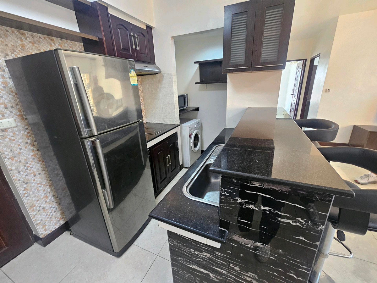 For RentCondoOnnut, Udomsuk : Buy new curtains for every room, beautiful room, cheap to rent, 2 bedrooms, 2 bathrooms, S&S Sukhumvit 101.