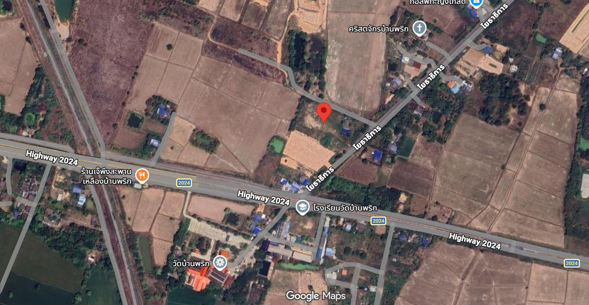 ขายที่ดินนครนายก : ที่ดินถมแล้ว 4 ไร่ 2 งาน บ้านพริก อ.บ้านนา-นครนายก ติดถนนสาธารณะ พร้อมปลูกบ้านได้ทันที