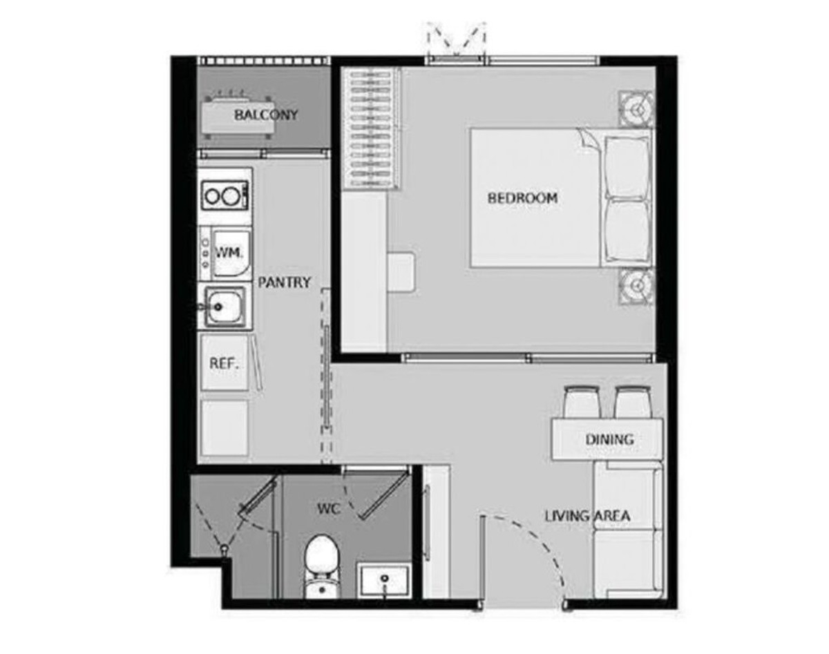 ให้เช่าคอนโดพระราม 9 เพชรบุรีตัดใหม่ RCA : ให้เช่า ไลฟ์ อโศก เลขที่ 46/1497 (ห้ามเลี้ยงสัตว์)