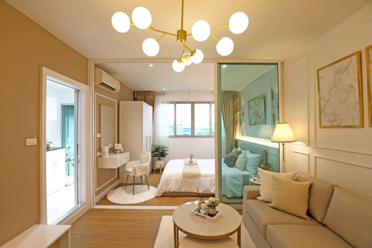 ขายคอนโดนวมินทร์ รามอินทรา : (Owner Post) 📍ดี คอนโด รามอินทรา (D Condo Ramindra) | คอนโดรีโนเวทใหม่🌟 สวยหรูเหมือนอยู่โรงแรม | ใกล้สถานีมัยลาภ เพียง 500 เมตร