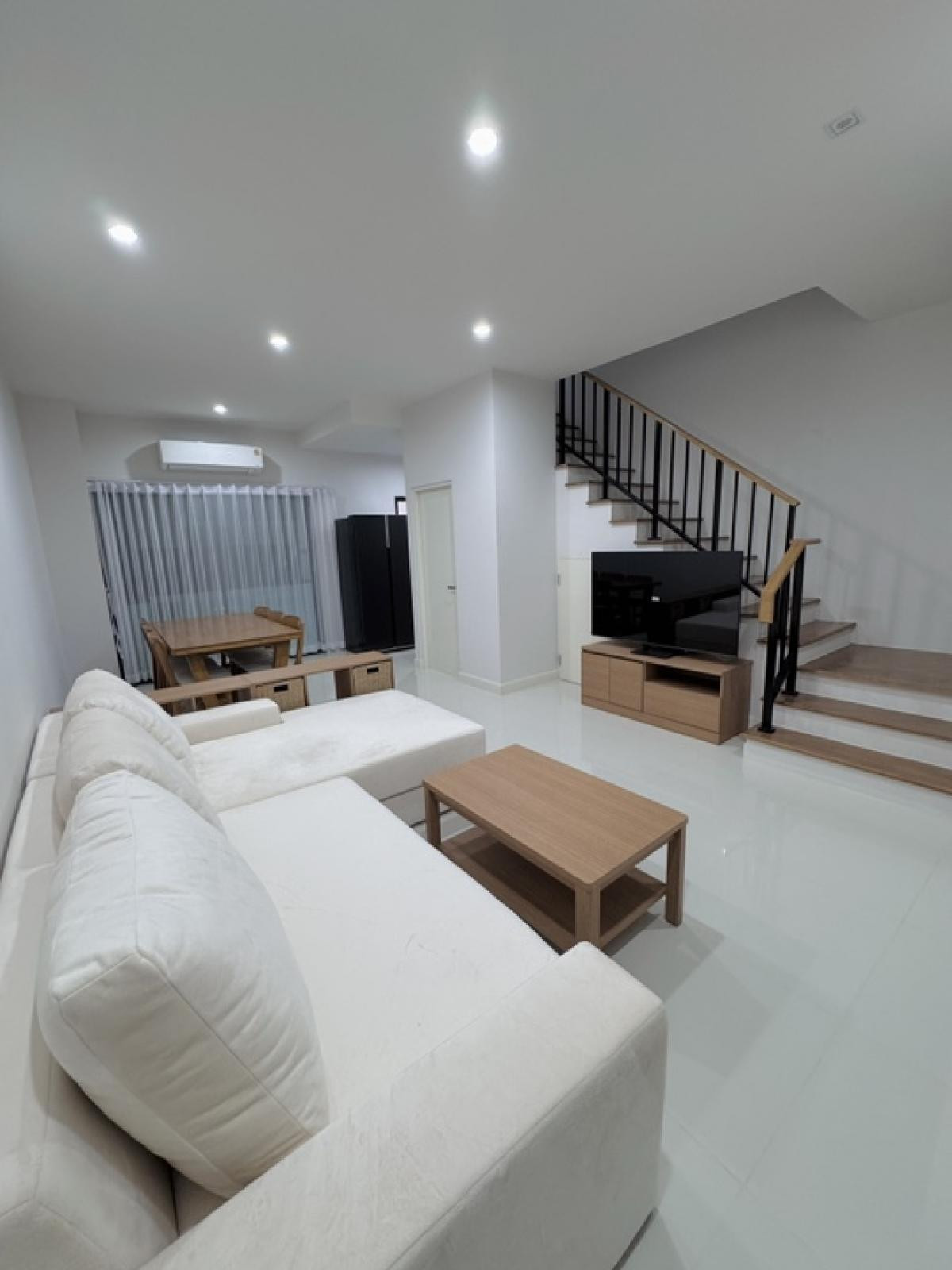 For RentTownhomeMin Buri, Romklao : 🔥🔥31183🔥🔥 Townhome for rent in Baan Klang Muang Rama 9 - Krungthep Kreetha 🌐LINE ID : @fastforrentcondo