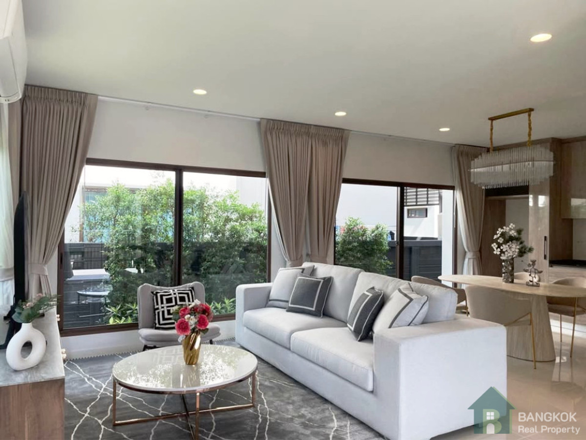 ให้เช่าบ้านพัฒนาการ ศรีนครินทร์ : บูราสิริ กรุงเทพมหานคร | บ้านเดี่ยวหรู 4 ห้องนอน พร้อมแผงโซลาร์เซลล์