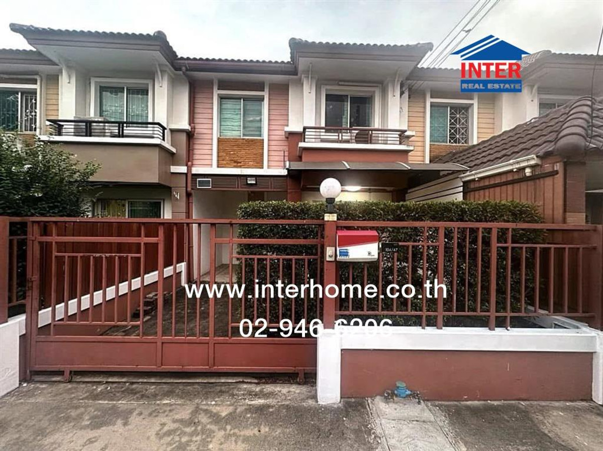 ขายทาวน์โฮมนนทบุรี บางใหญ่ บางบัวทอง : ทาวน์เฮ้าส์ 2 ชั้น 20.8 ตร.ว. หมู่บ้านพฤกษาวิลเลจ18 ถนนราชพฤกษ์ ถนนบางศรีเมือง เมืองนนทบุรี นนทบุรี