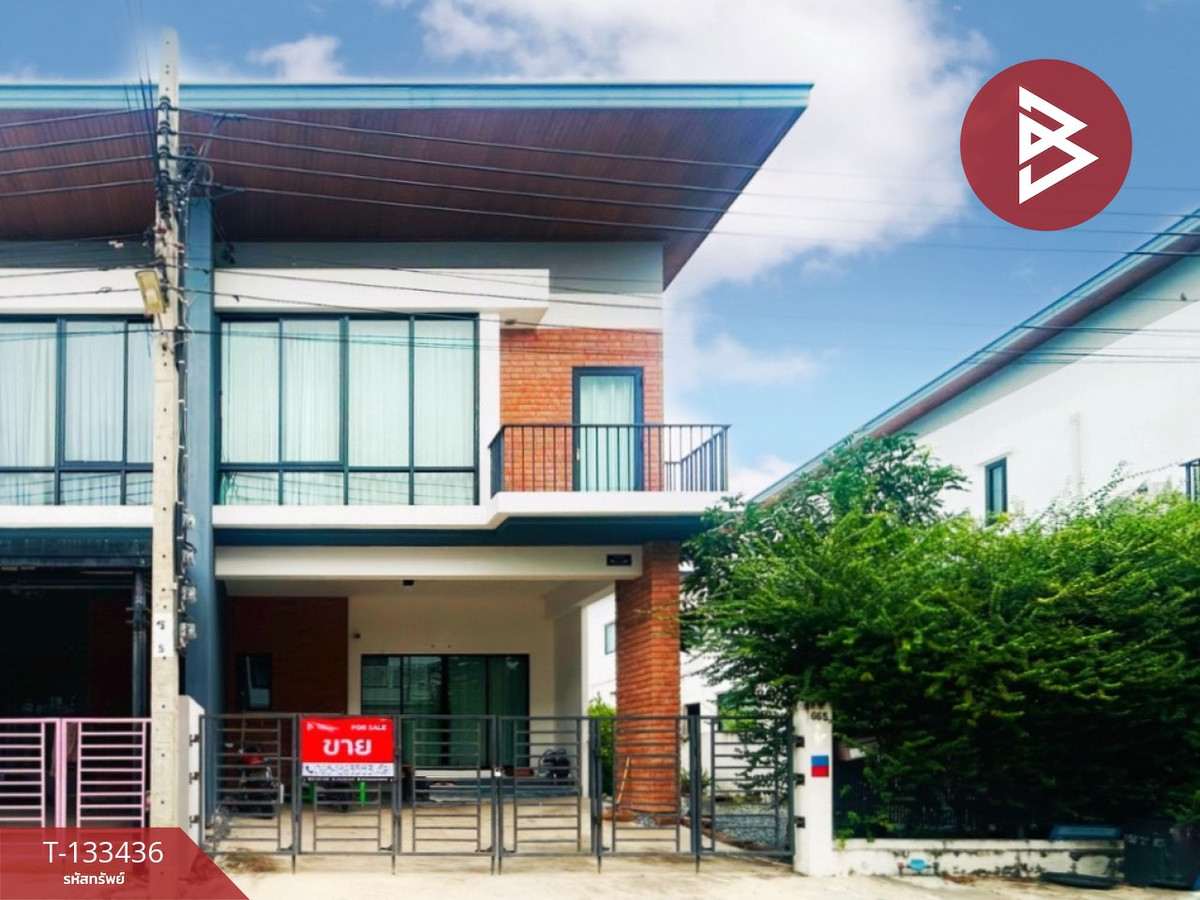 ขายสมุทรปราการ สำโรง : ขายบ้านแฝด หมู่บ้านสุขสำราญ คาแนล ประชาอุทิศ 90 สมุทรปราการ