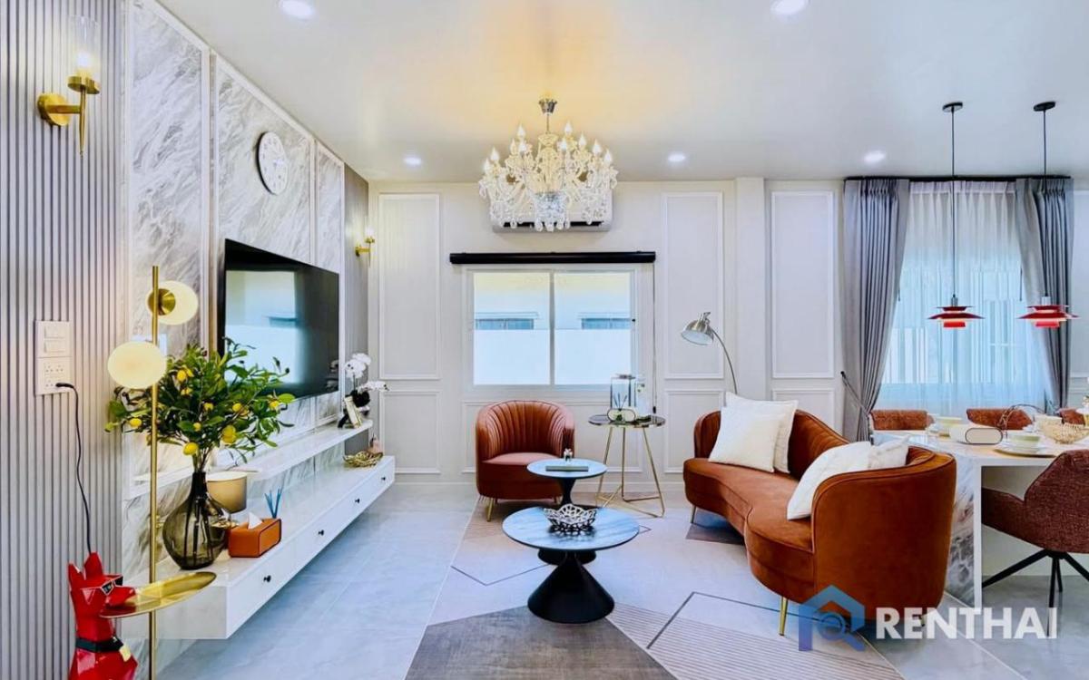 For SaleHousePattaya, Bangsaen, Chonburi : For sale house 3 bedrooms at Nong Prue