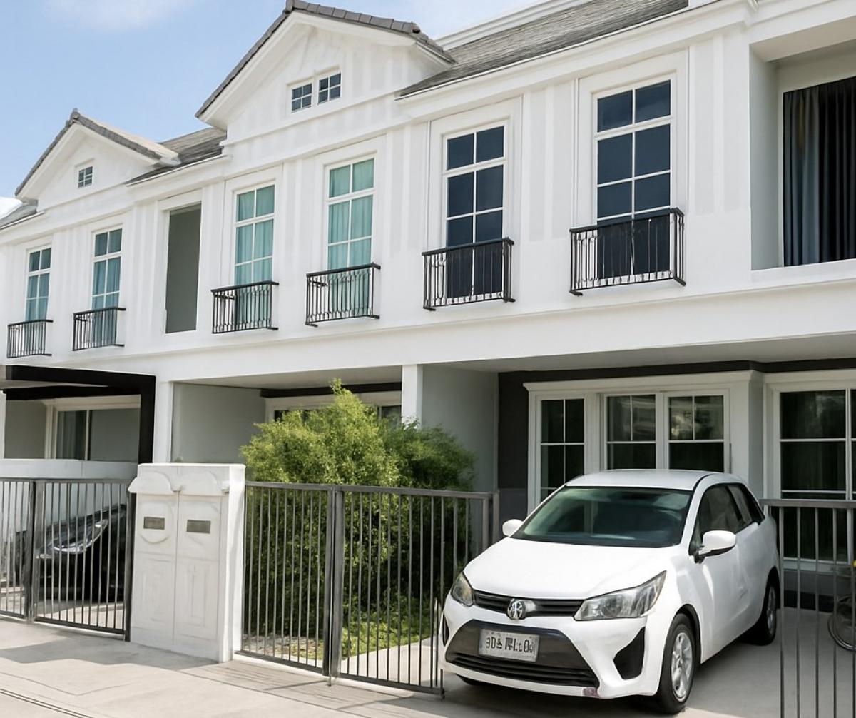 ให้เช่าทาวน์โฮมบางนา แบริ่ง ลาซาล : 28/02/2026, ให้เช่า Indy 2 Bangna-Ramkhamhaeng 2 ทาวน์โฮม 3 ห้องนอน ใกล้เมกะบางนา พื้นที่กว้าง 122 ตร.ม. 20 ตร.วา จอดรถ 2 คัน เพียง 49,000 บาท/เดือน