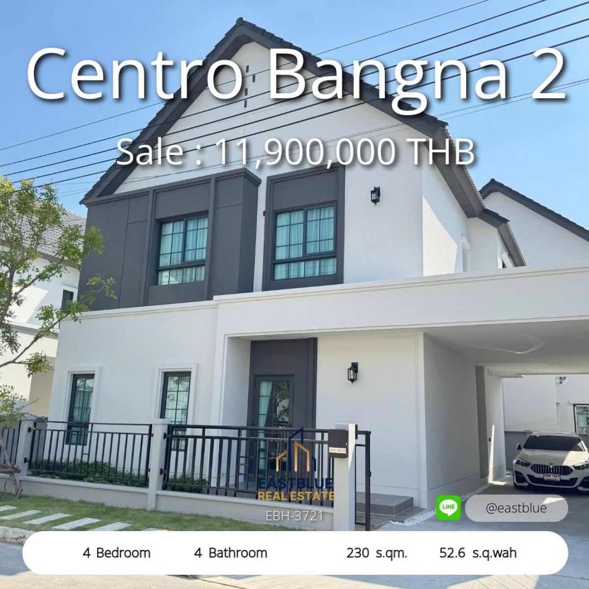 For SaleHouseBangna, Bearing, Lasalle : 28/02/2026, บ้านเดี่ยว 4 ห้องนอน พร้อมสวนกว้าง บางนา ใกล้เมกะ 
เช่า 100,000 บาท/เดือน หรือขาย 11.9 ล้าน พร้อมเฟอร์ครบ!