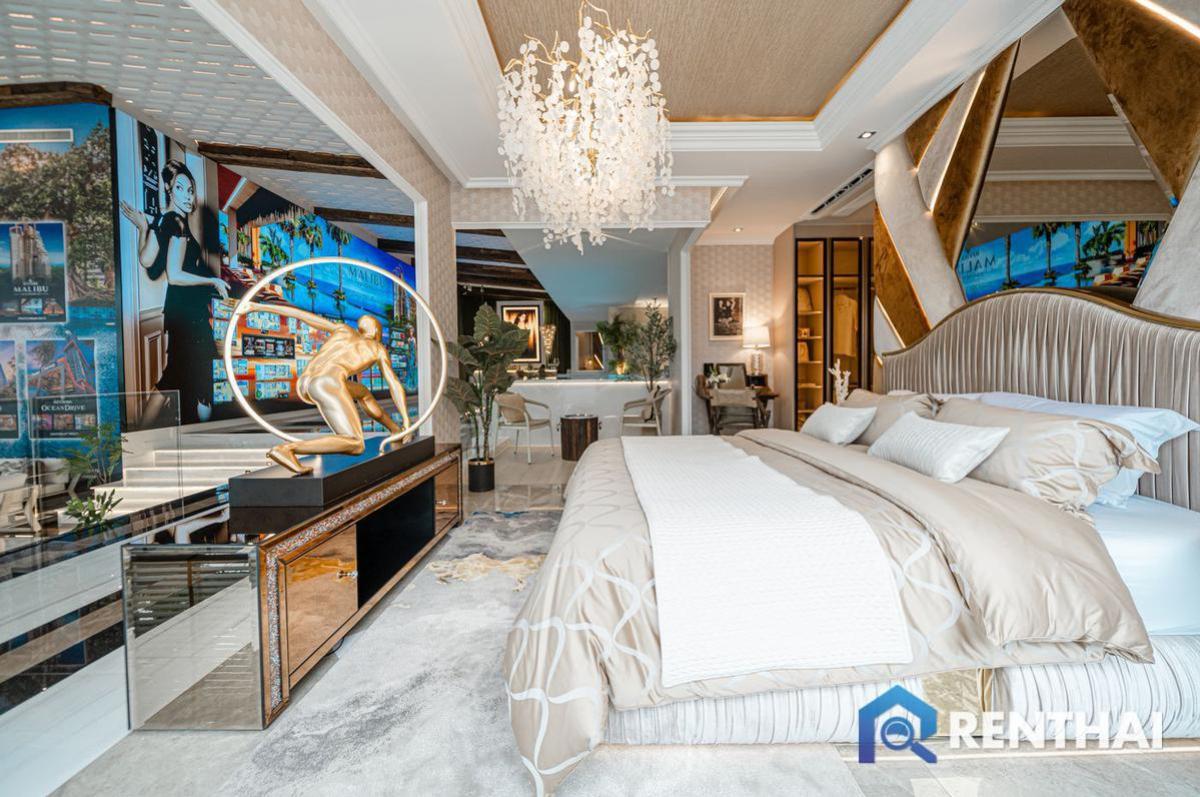 ขายคอนโดพัทยา บางแสน ชลบุรี สัตหีบ : Resale  คอนโดหรู 1 ห้องนอนที่ The Riviera California, พัทยา | เฟอร์นิเจอร์ครบ ราคา: 7,593,400