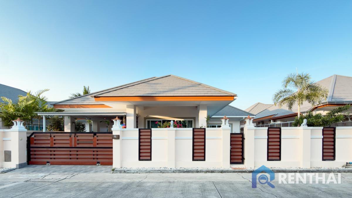 ขายบ้านพัทยา บางแสน ชลบุรี สัตหีบ : บ้านเดี่ยวพร้อมสระว่ายน้ำส่วนตัว ขนาด 3 ห้องนอน 2 ห้องน้ำ