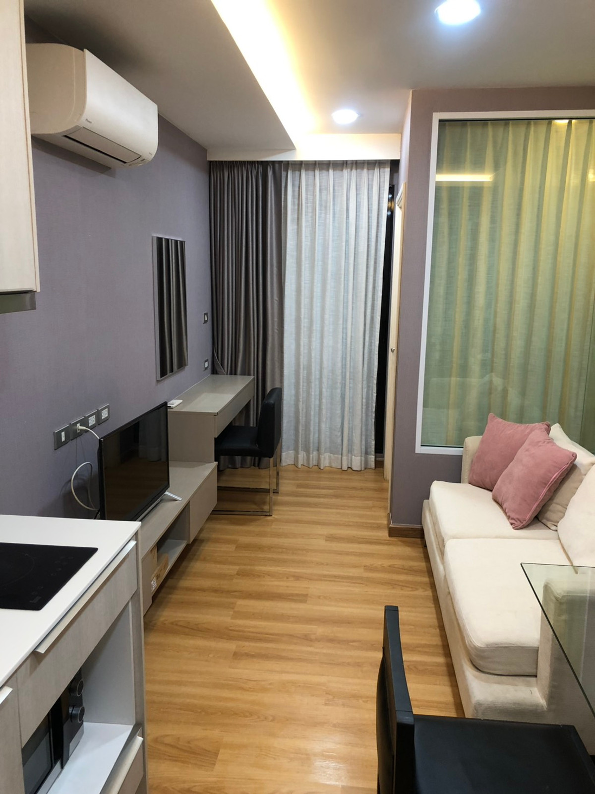 ให้เช่าคอนโดสุขุมวิท อโศก ทองหล่อ : ให้เช่า วีธารา สุขุมวิท 36 ใกล้ BTS ทองหล่อ ราคา 17,000 บาท