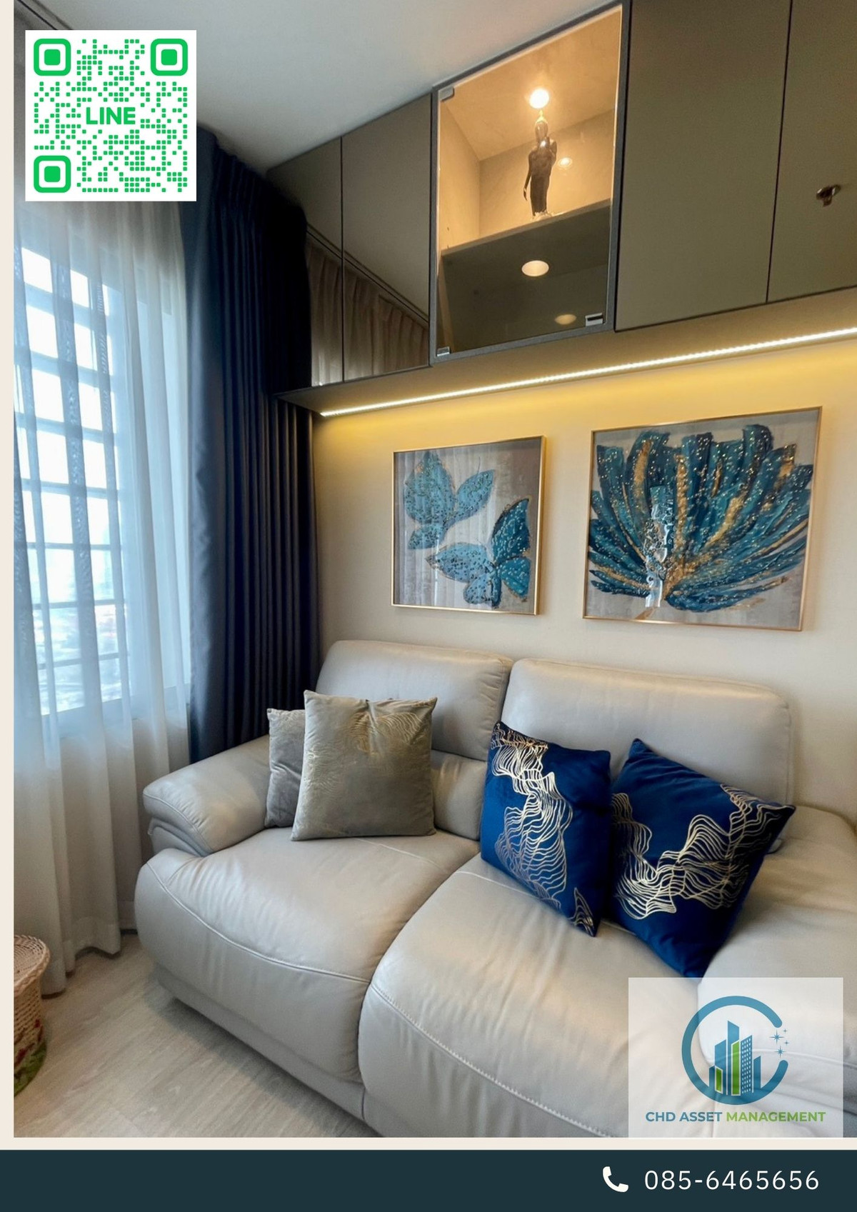 ให้เช่าคอนโดพระราม 9 เพชรบุรีตัดใหม่ RCA : ✨ให้เช่า คอนโด ริธึ่ม อโศก 2 🛏️2 ห้องนอน 1 ห้องน้ำ 📏ขนาด 45 ตรม. ชั้น 28