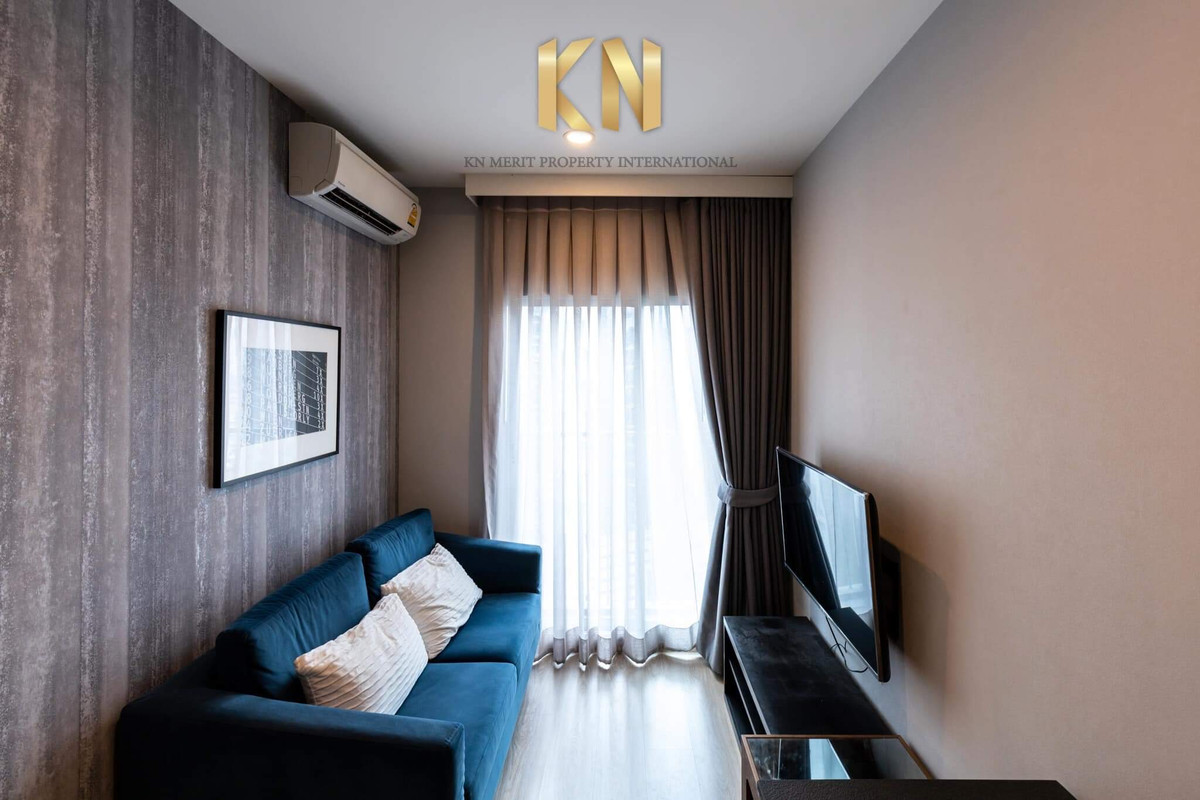 ให้เช่าคอนโดรัชดา ห้วยขวาง : ให้เช่าคอนโด Noble revolve รัชดา 1 ห้องนอน ขนาด 27 ตรม. วิวสวย