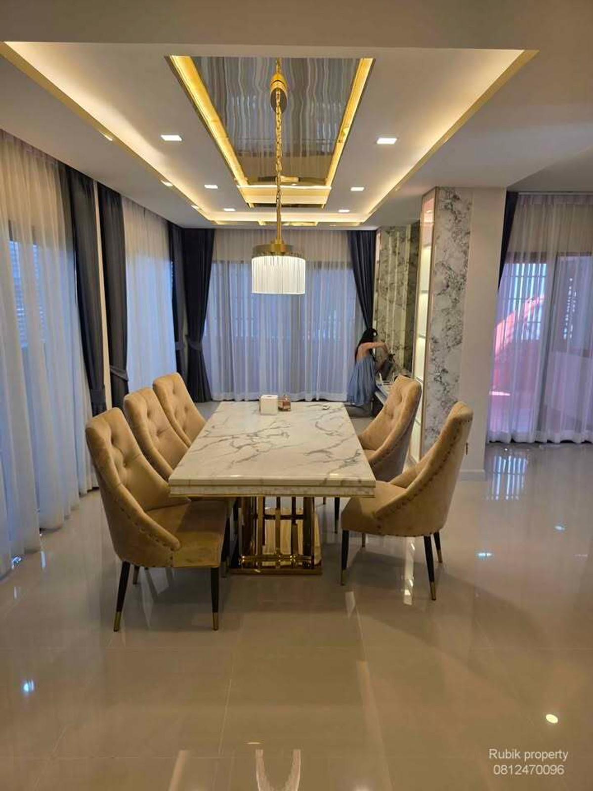 For SaleHouseRama5, Ratchapruek, Bangkruai : 🏡✨ House for sale, fully decorated! Centro Ratchaphruek-Suan Phak RB1710 House in new condition, luxuriously decorated, ready to move in immediately. Traveling is very convenient. Very close to the city