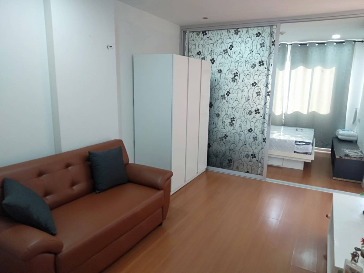 For RentCondoRamkhamhaeng, Hua Mak : hire!  Lumpini Bodindecha-Ram, size 28 sq m. B1, 5th floor, price 6,700 baht, furniture and electrical appliances.