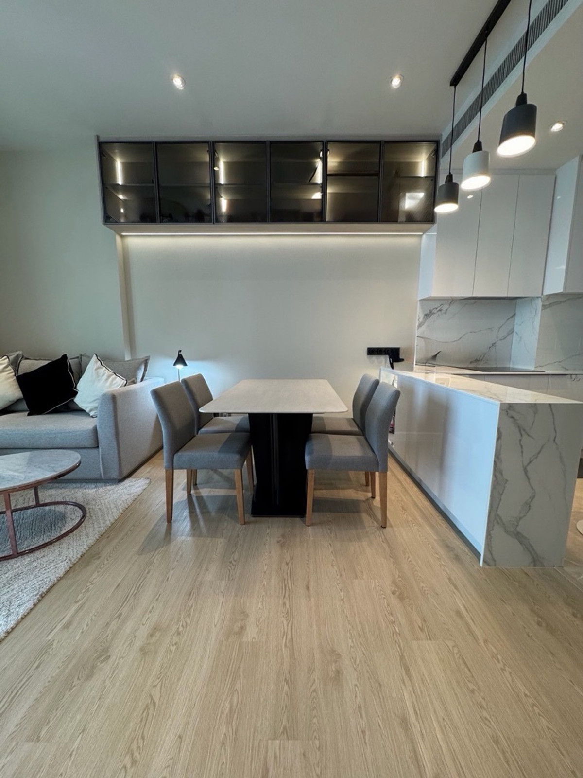 For SaleCondoWongwianyai, Charoennakor : 2BR River View Residence at Magnolia Waterfront next to ICONSIAM, 94 sqm high ceiling unit, premium riverside living, ideal for residence or investment