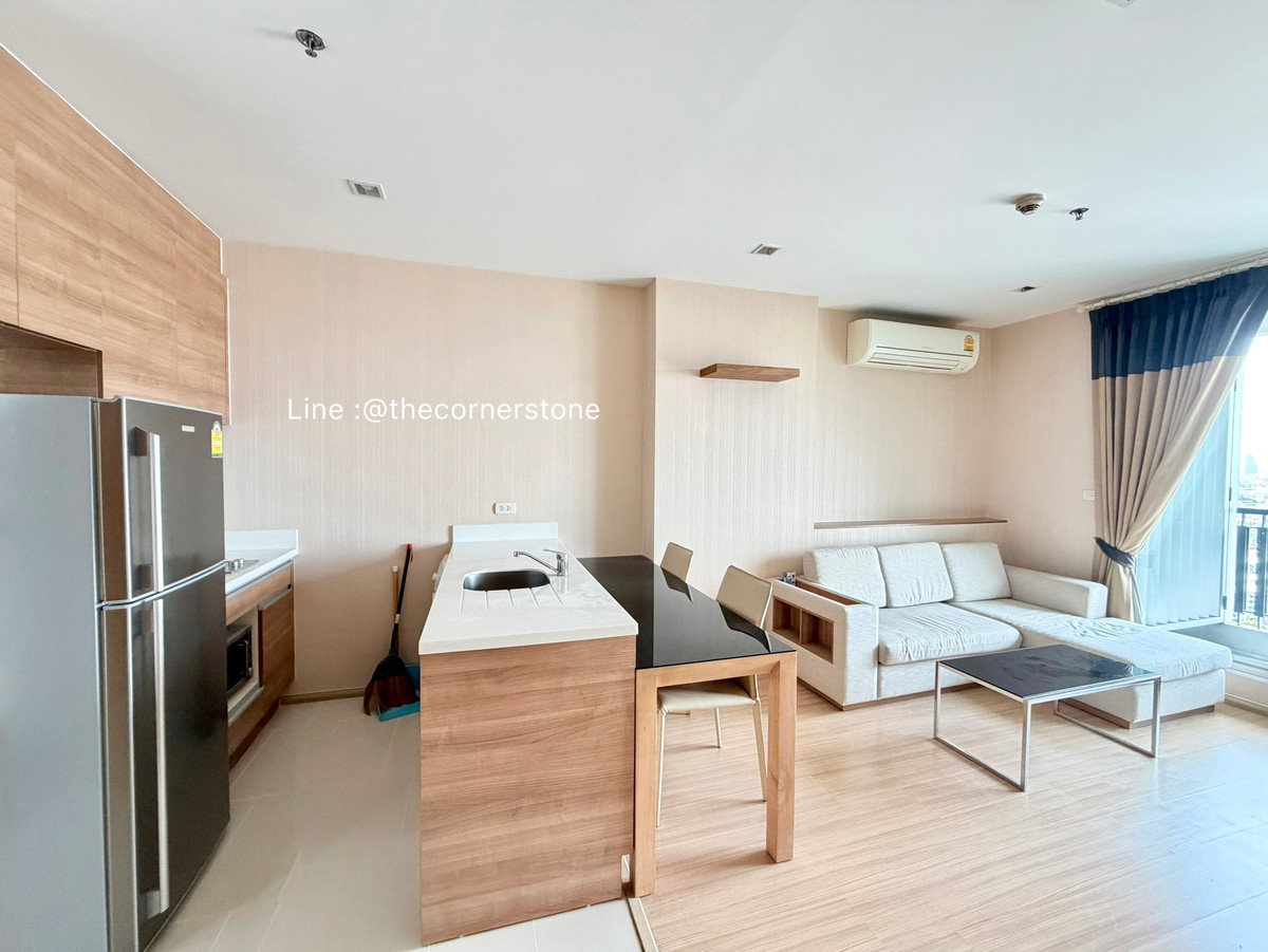 ให้เช่าคอนโดรัชดา ห้วยขวาง : ให้เช่า‼️✨ Rhythm Ratchada - Huai Khwang ✨ ห้องมุม พร้อมเข้าอยู่ ทำเลดี อยู่ใกล้ MRT ห้วยขวาง (No.260209)