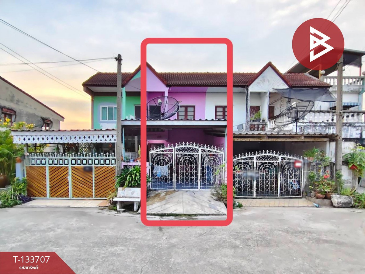 ขายทาวน์โฮมมหาชัย สมุทรสาคร : ขายด่วนทาวน์เฮ้าส์ 2 ชั้น เนื้อที่ 20.4 ตารางวา ท่าทราย สมุทรสาคร ทำเลดี