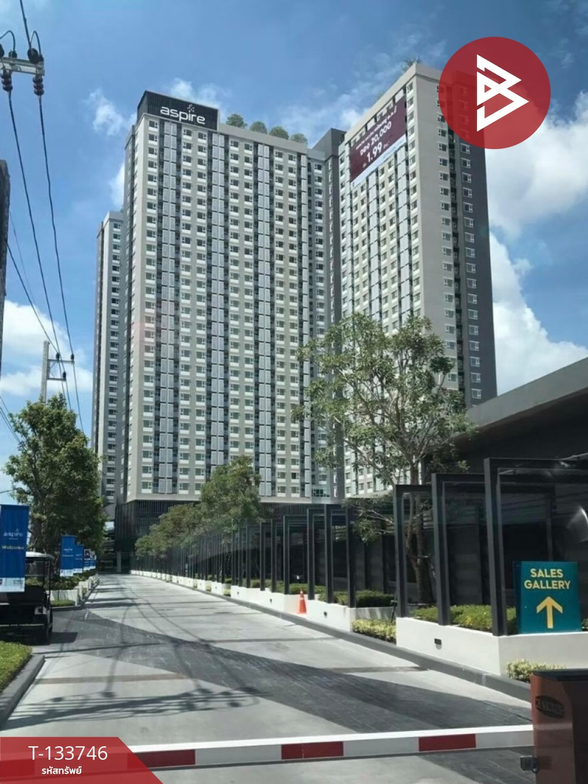 For SaleCondoSamut Prakan,Samrong : Condo for sale Aspire Erawan Pak Nam Samut Prakan