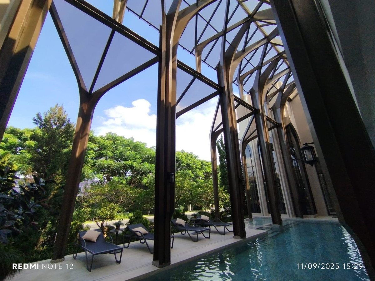 For SaleHotel&Apartment BusinessPinklao, Charansanitwong : Luxury mansion for sale, luxury house, single house, Grand Bangkok Boulevard Pinklao-Borom, corner house with private elevator.