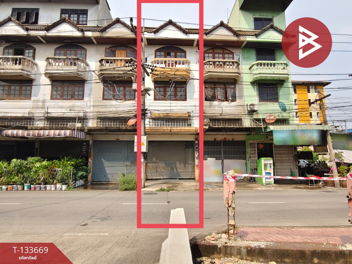 ขายอาคารพาณิชย์มหาชัย สมุทรสาคร : ขายอาคารพาณิชย์ 3 ชั้น เนื้อที่ 30.8 ตร.วา กระทุ่มแบน สมุทรสาคร