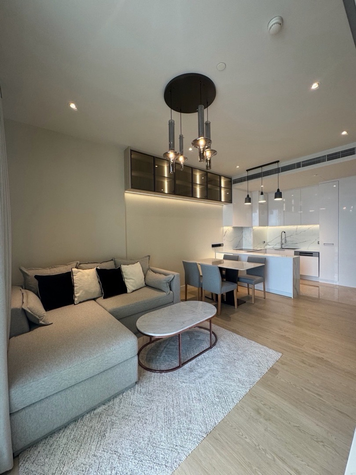 For SaleCondoWongwianyai, Charoennakor : 2BR River View Residence at Magnolia Waterfront next to ICONSIAM, 94 sqm high ceiling unit, premium riverside living, ideal for residence or investment