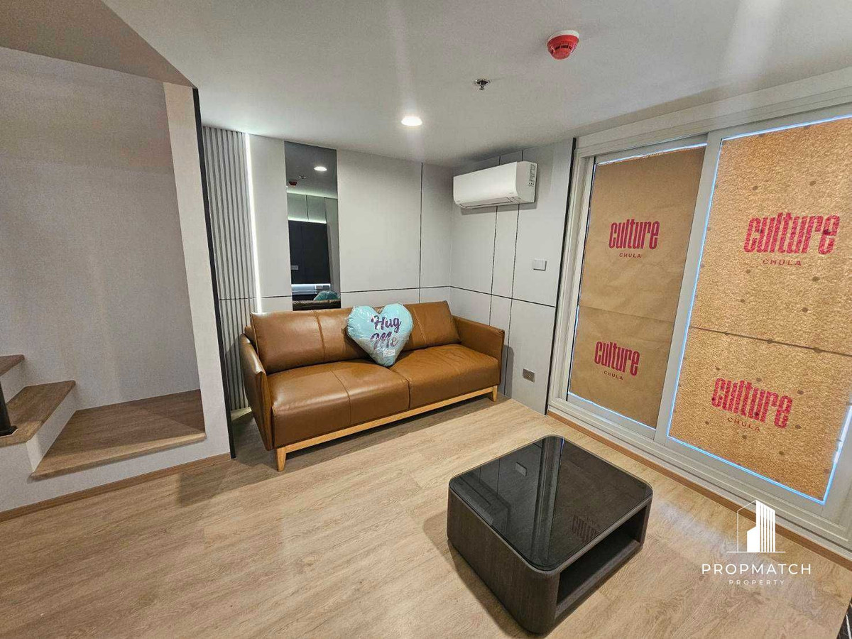 For RentCondoSiam Paragon ,Chulalongkorn,Samyan : ✨Flash Deal ✨ CULTURE Chula (2Bed 1Bath 57SQM.) ready to move in! Only 60,000 baht per month Tel.0981315848 @propmatch
