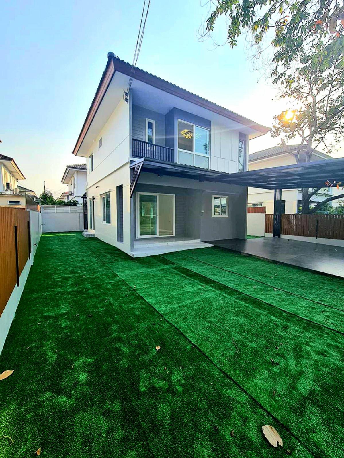 For SaleHousePhutthamonthon, Salaya : For Sale House , INIZIO  Pinklao - Salaya , nice view , wide frontage , newly renovated , Sala Klang , Bang Kruai , Nonthaburi , CX-146822