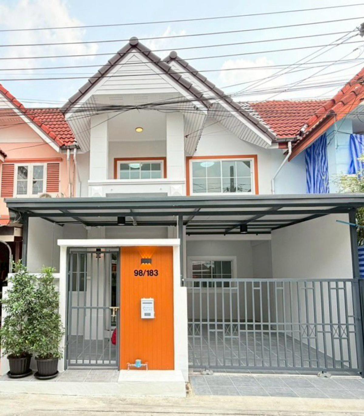 ขายทาวน์โฮมนนทบุรี บางใหญ่ บางบัวทอง : ขายทาวน์เฮ้าส์/ทาวน์โฮม  บ้านริมสวน ธนานนท์ รีโนเวทใหม่ MRT-ไทรม้า บางรักน้อย เมืองนนทบุรี นนทบุรี CX-146636