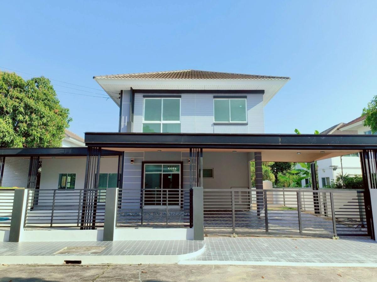 ขายบ้านลาดกระบัง สุวรรณภูมิ : ขายบ้าน  เพอร์เฟค พาร์ค เคหะร่มเกล้า 64 หน้ากว้าง รีโนเวทใหม่ คลองสองต้นนุ่น เขต ลาดกระบัง กรุงเทพ CX-146548