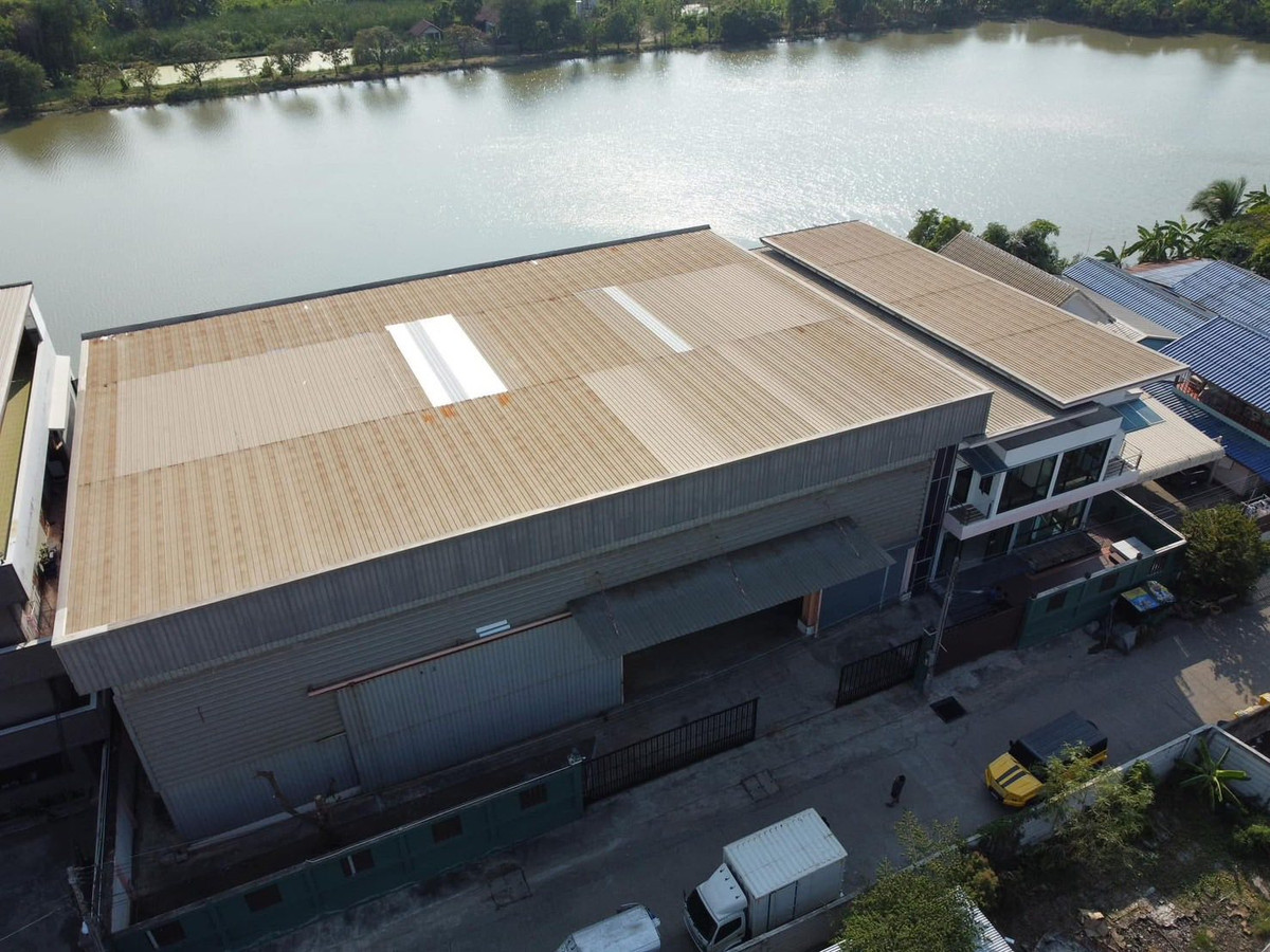 ให้เช่าโกดังพระราม 2 บางขุนเทียน : ให้เช่า โกดังพร้อมออฟฟิต 2 ชั้น ที่ดิน 286.4ตร.วา พื้นที่ใช้สอย 1,000 ตร.ม. ทำเลพระราม 2 ซอยเลียบคลองบางน้ำจืด ผังสีชมพู รถเทรลเลอร์ตู้20ฟุต เข้าออกได้