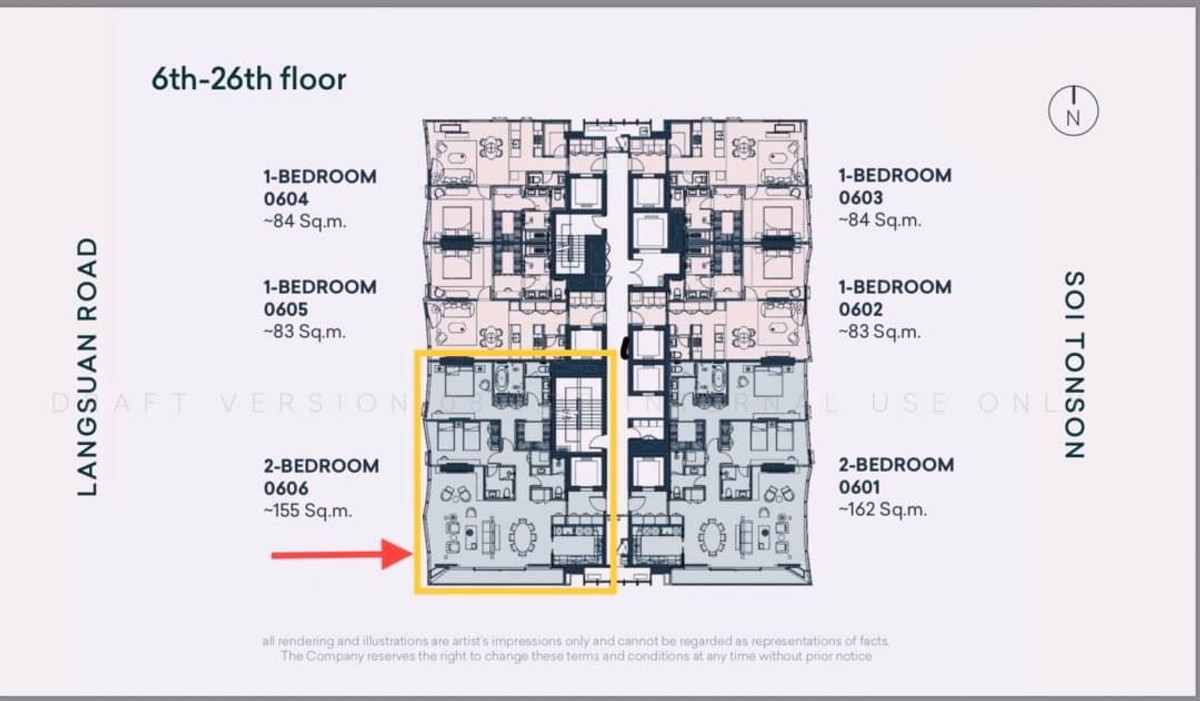 ขายคอนโดวิทยุ ชิดลม หลังสวน : Scope Langsuan: 2bed 2.5bath 154.59sqm. 92,500,000 Am: 0656199198