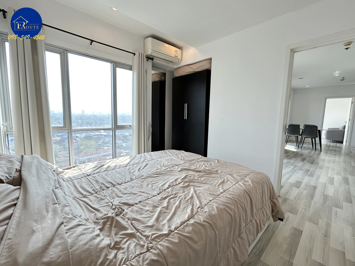 For SaleCondoChaengwatana, Muangthong : Condo for sale, The Key Chaengwattana, 2 bedrooms, size 62.28 sq m., special price 3 million baht.